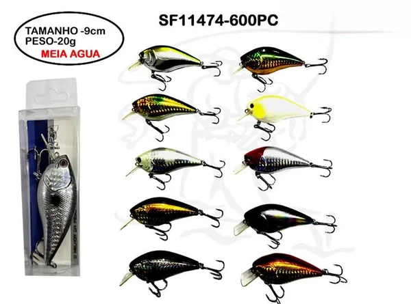 Señuelo Safari Max MEDIA AGUA 9CM SF11474
