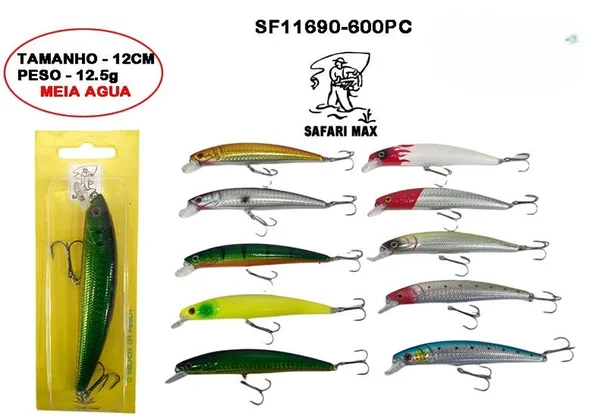 Señuelo Safari Max MEDIA AGUA 12CM SF11690