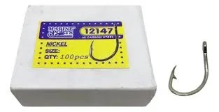 Anzuelo MARINE 12147 NICKEL CAJA X100U