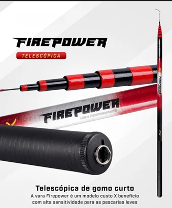 CAÑA MOJARRERA FIRE POWER 1.80M