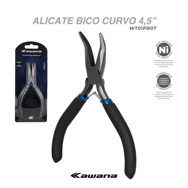 Pinza Kawana PICO CURVO WT01PB07 4.5"